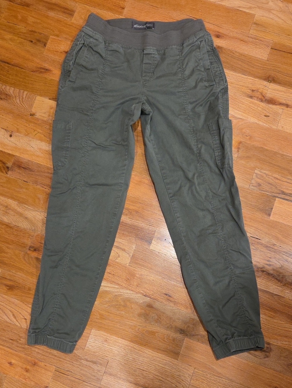 Eddie Bauer Dark Olive Cargo Pants Size 4